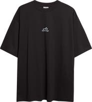 Balenciaga Medium Fit Bodies Logo Graphic T-Shirt