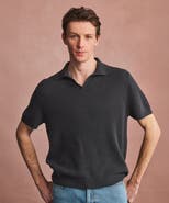 NAADAM Lightweight Cashmere Short Sleeve Polo