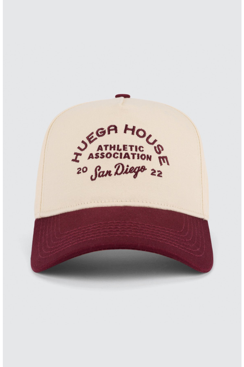 Athletic Association Hat, Main, color, Maroon & Natural
