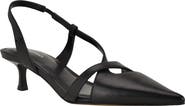 Calvin Klein Arlanna Slingback Pointed Toe Kitten Heel Pump