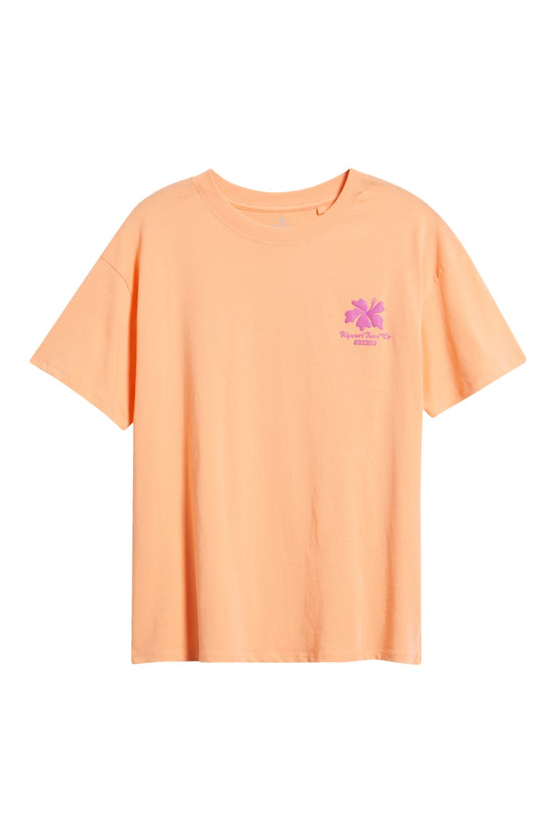 Topanga Canyon Graphic T-shirt, Alternate, color, PAPAYA HAWAII