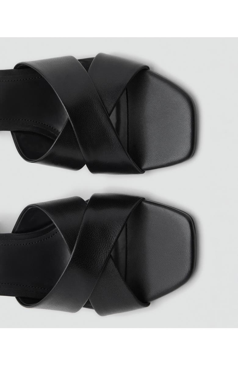 MANGO Block Heel Sandal, Alternate, color, Black