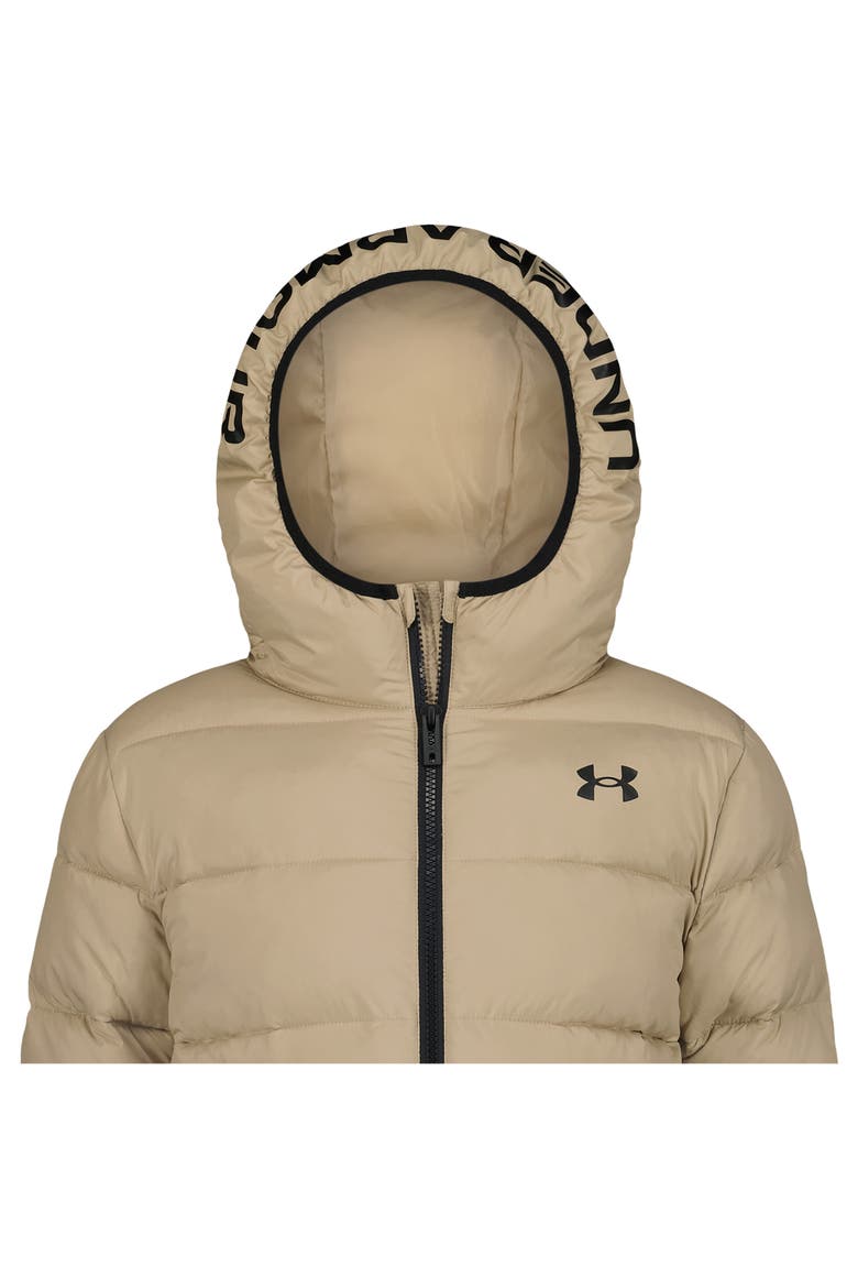 Kids' Pronto Colorblocked Puffer Jacket, Alternate, color, CITY KHAKI