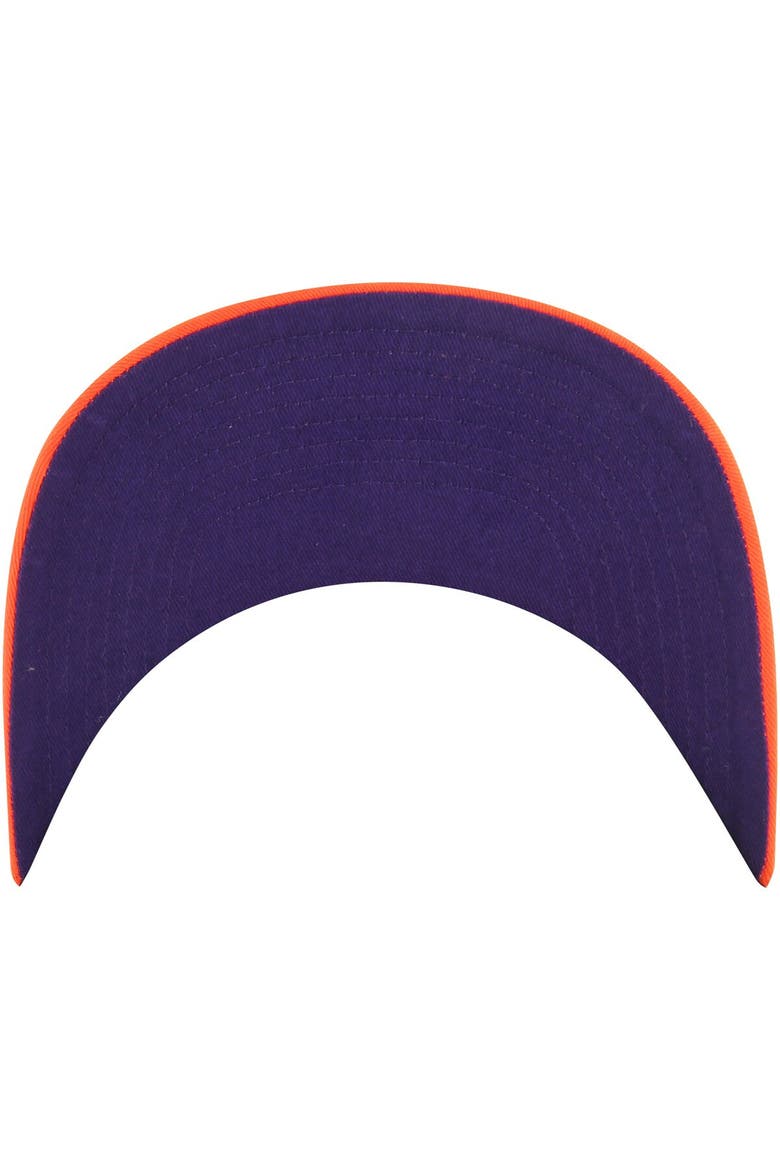 Men's '47 Orange Clemson Tigers Straight Eight Adjustable Trucker Hat, Alternate, color, Orange