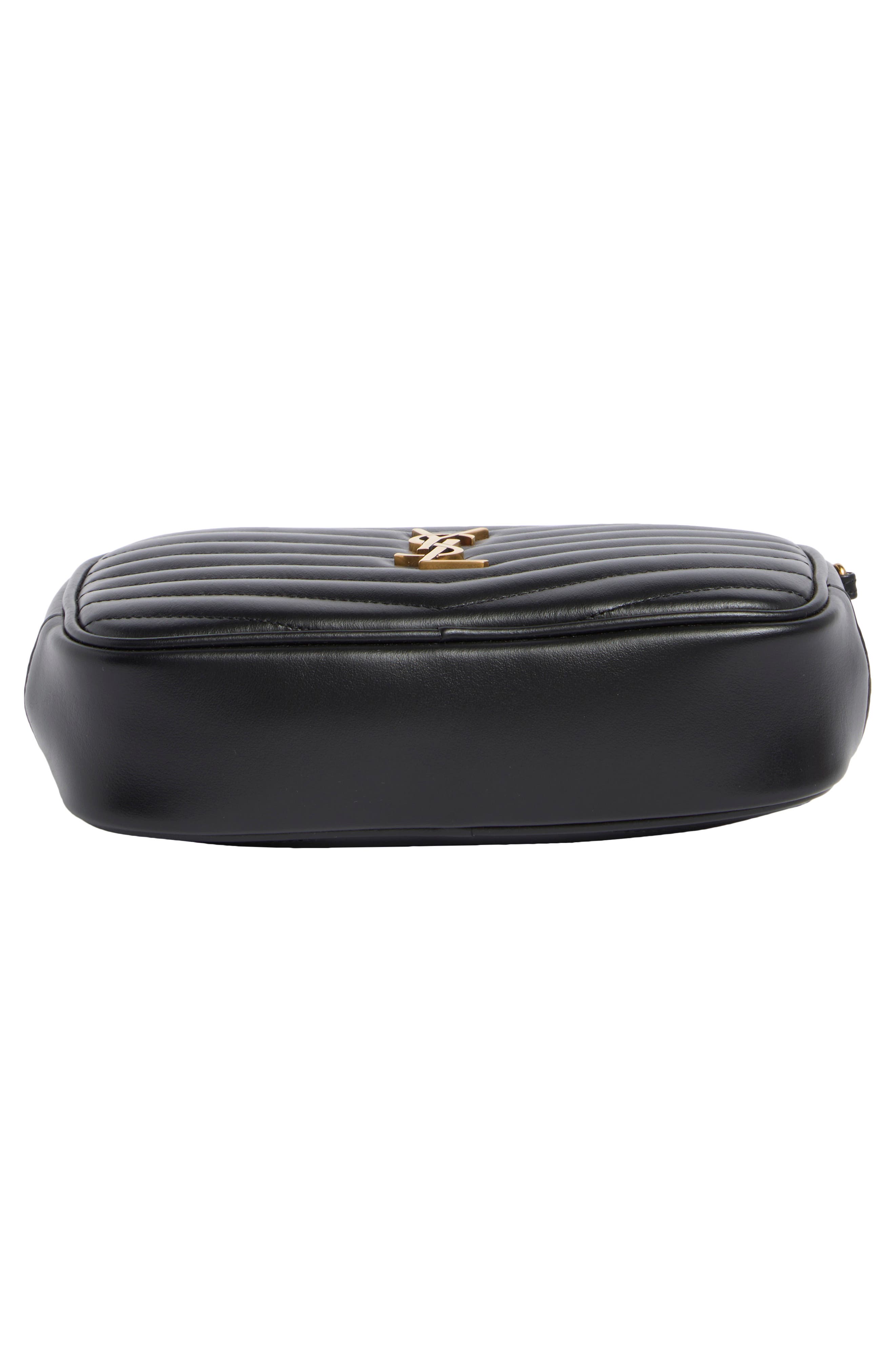 Saint Laurent Mini Lou Matelassé Leather Camera Bag, Alternate, color, 