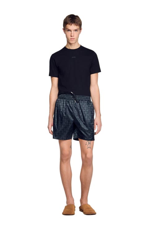 Square Cross swim shorts