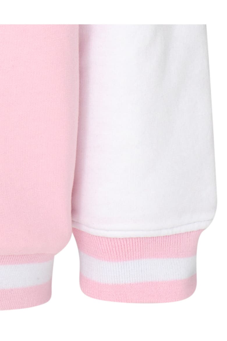 Varsity Bomber Jacket, Alternate, color, Hello Kitty Pink