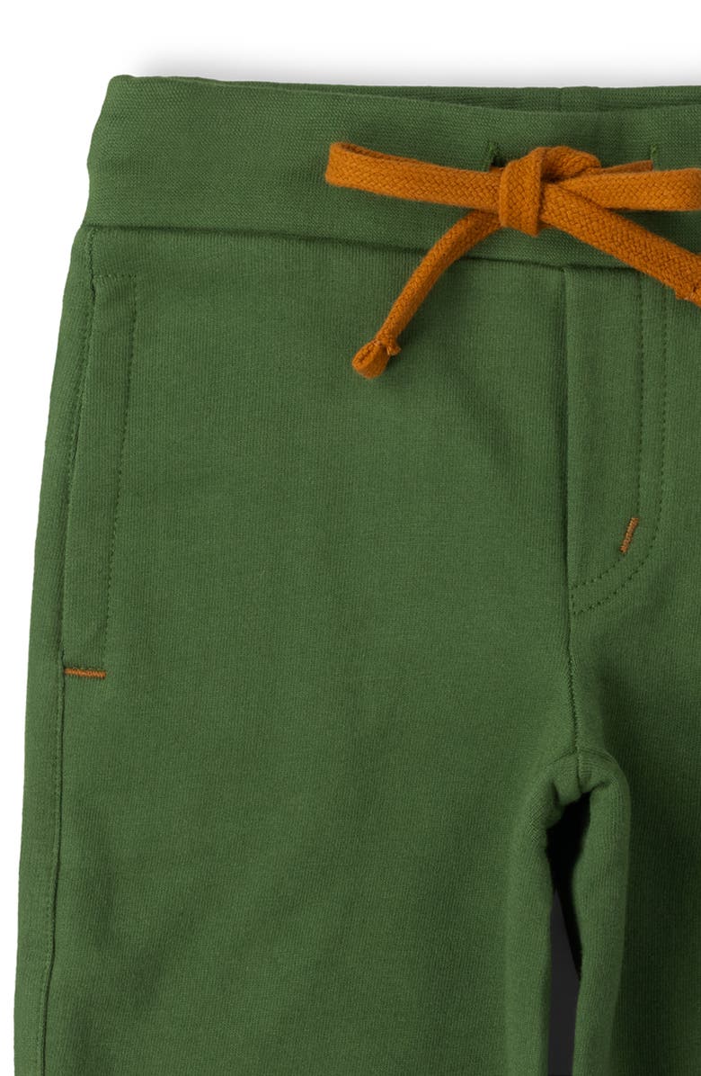 Little Green Radicals Kids' Solid Organic Cotton Shorts, Alternate, color, Green