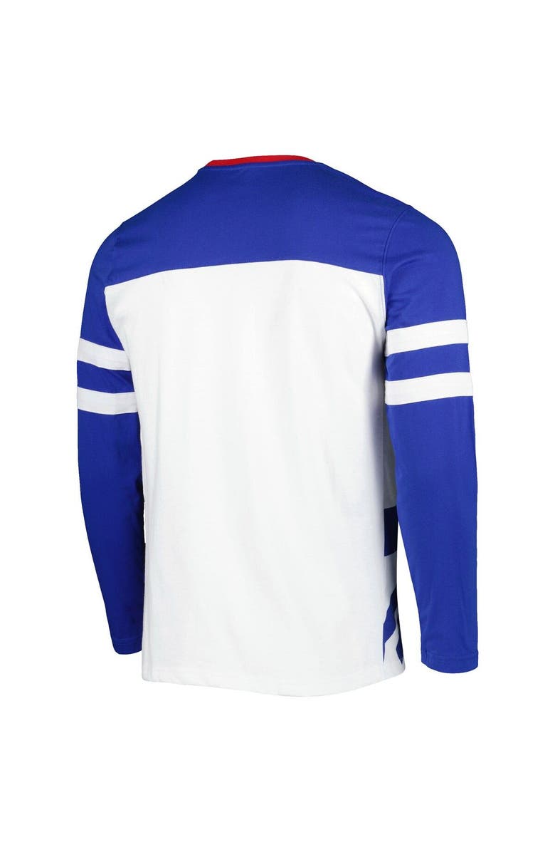 STARTER Men's Starter Royal/White Buffalo Bills Halftime Long Sleeve T-Shirt, Alternate, color, 