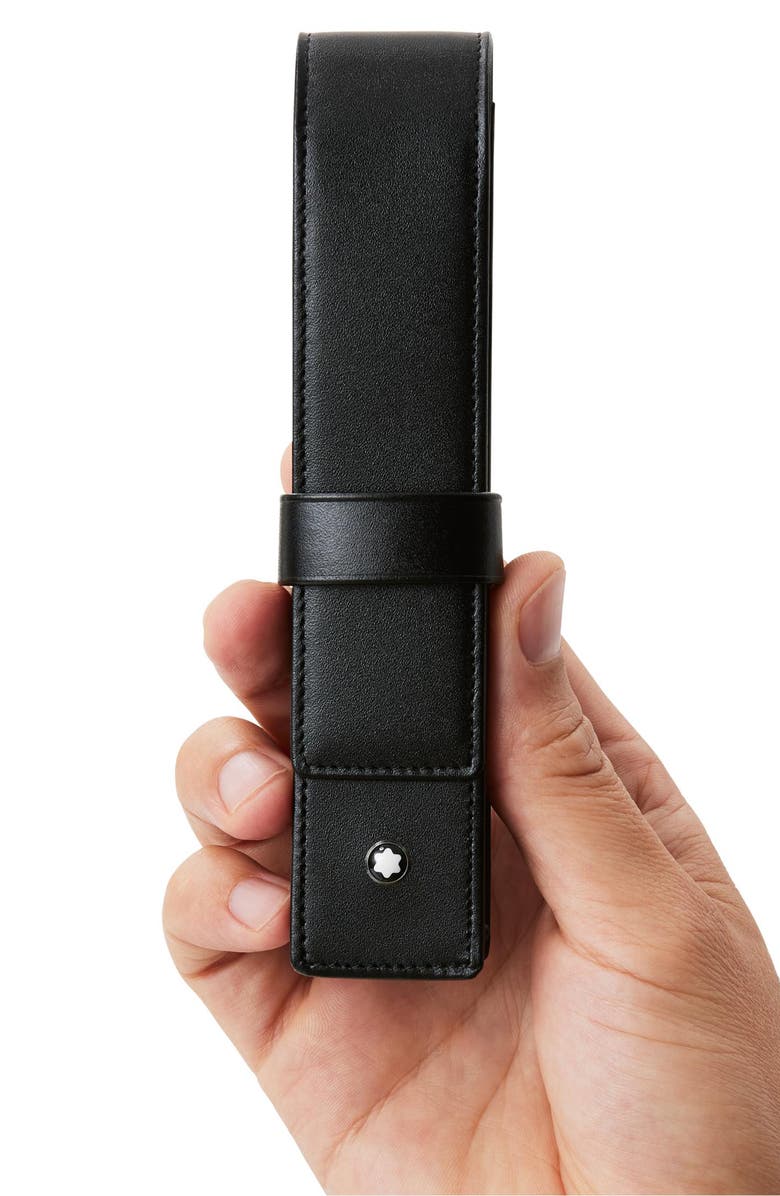Montblanc Leather Pen Pouch, Alternate, color, 