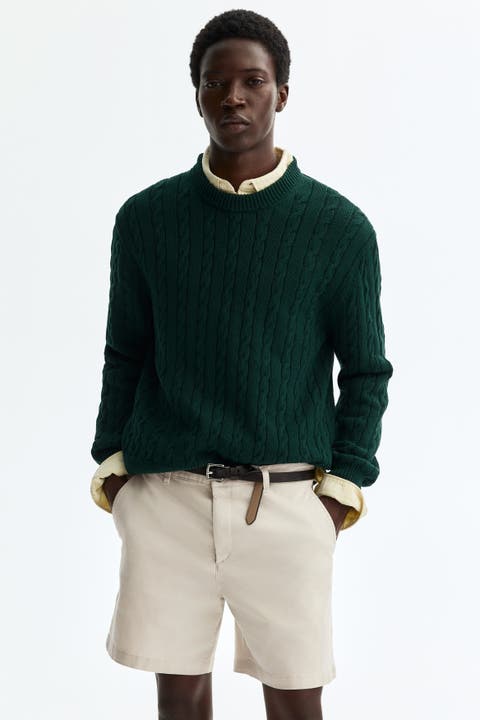 Regular Fit Cotton Chino Shorts