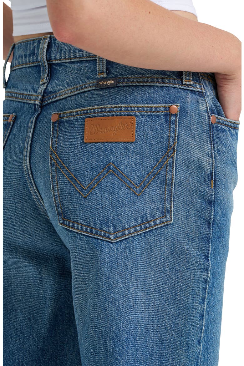 Jorts Raw Hem Low Rise Denim Shorts, Alternate, color, STORMY DUST