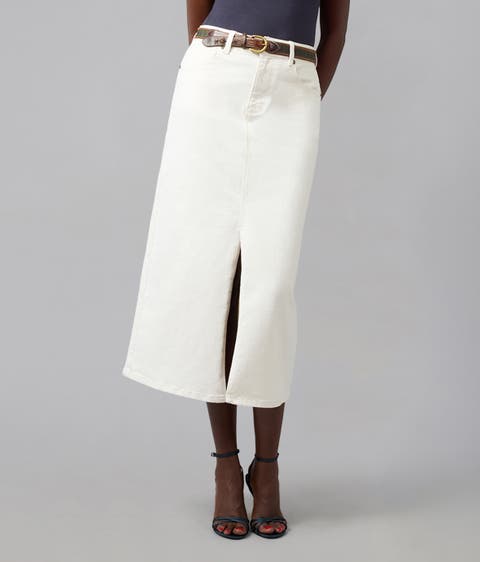 Halston High Rise Maxi Skirt