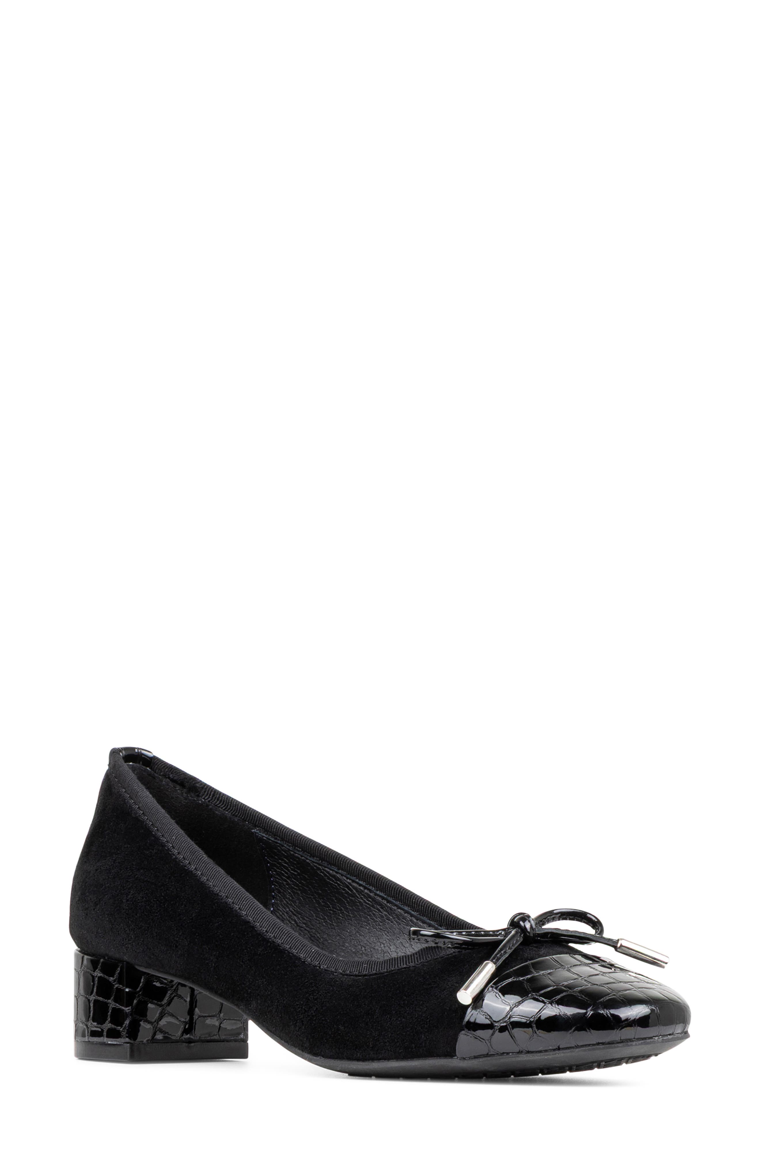 Josefina Cap Toe Pump, Main, color, BLACK