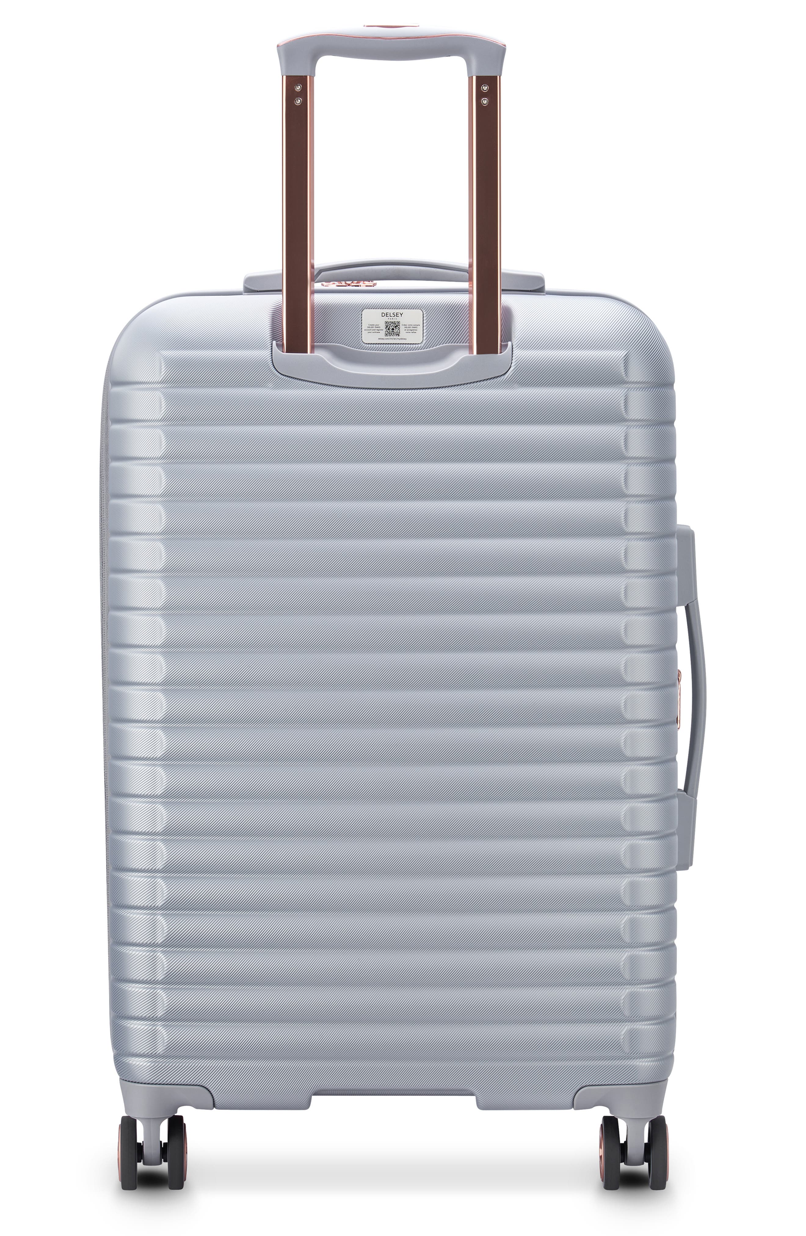 DELSEY Cruise 3.0 24-Inch Hardside Spinner Luggage, Alternate, color, Platinum