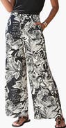 LASCANA Floral Print Wide Leg Pants