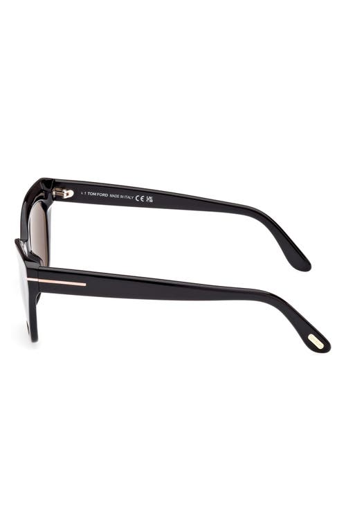 Tom Ford Juliette Acetate Cat-eye Sunglasses In Black