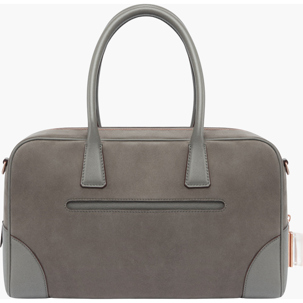 Aviteur Cristallo Nubuck Travel Bag In Gray