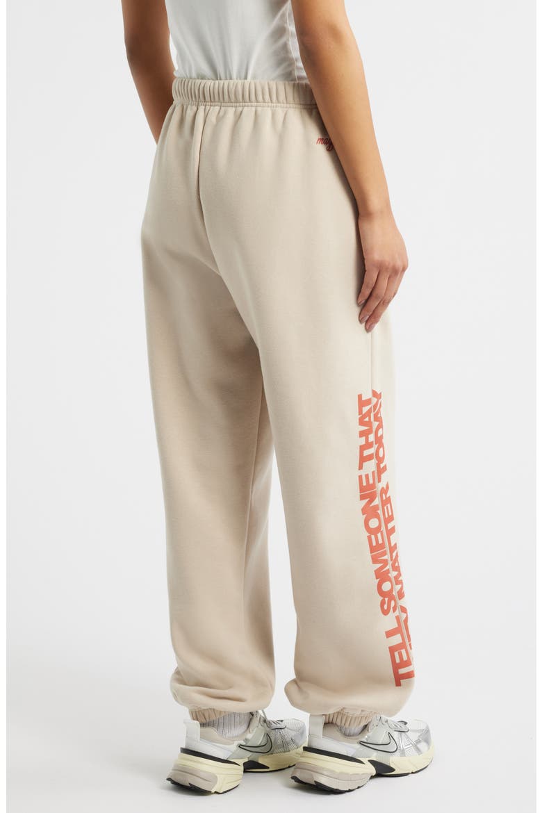 Everyone Matter Graphic Joggers, Alternate, color, TAUPE