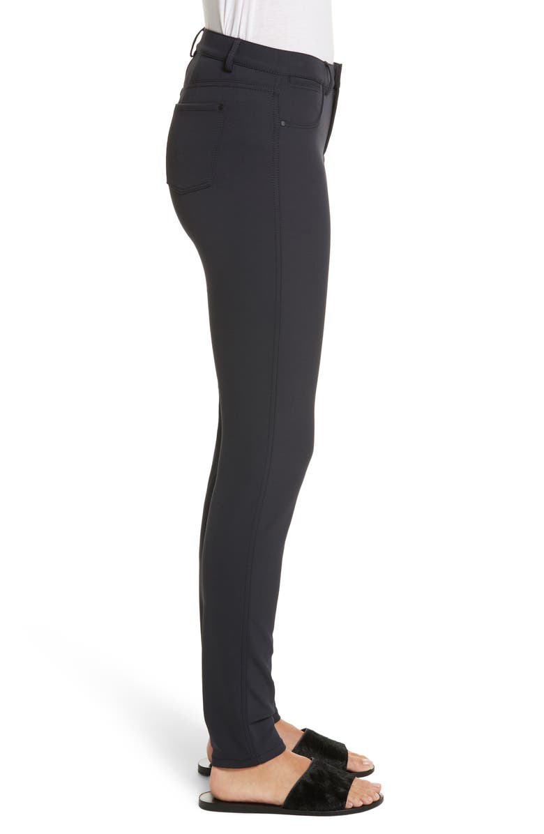 Lafayette 148 New York Mercer Acclaimed Stretch Skinny Pants, Alternate, color, Ink