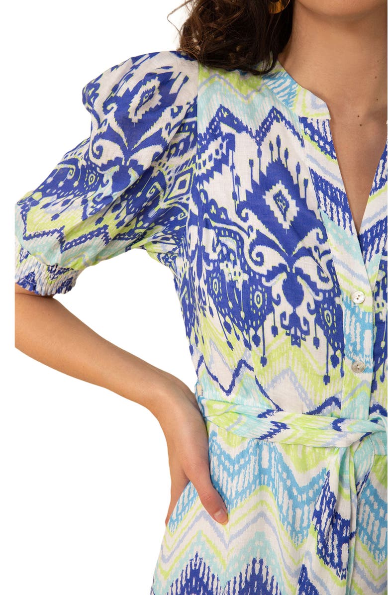 Hale Bob Sydney Linen Maxi Dress, Alternate, color, 