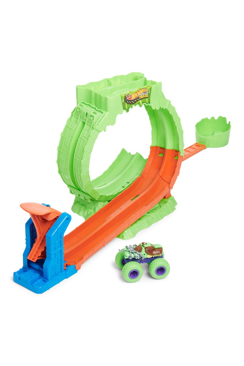 Kids' Monster Trucks Mutant Chaos Loop Challenge Playset, Alternate, color, MUTANT CHAOS