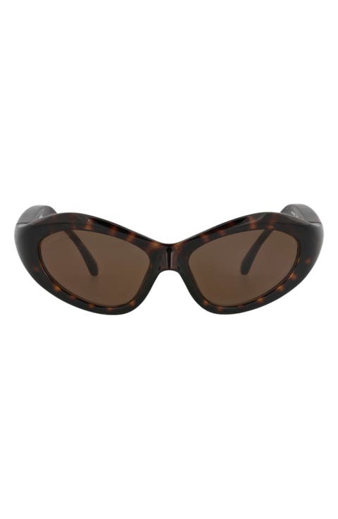 60mm Cat Eye Sunglasses