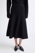 Proenza Schouler Lothea Merino Wool Blend Midi Sweater Skirt