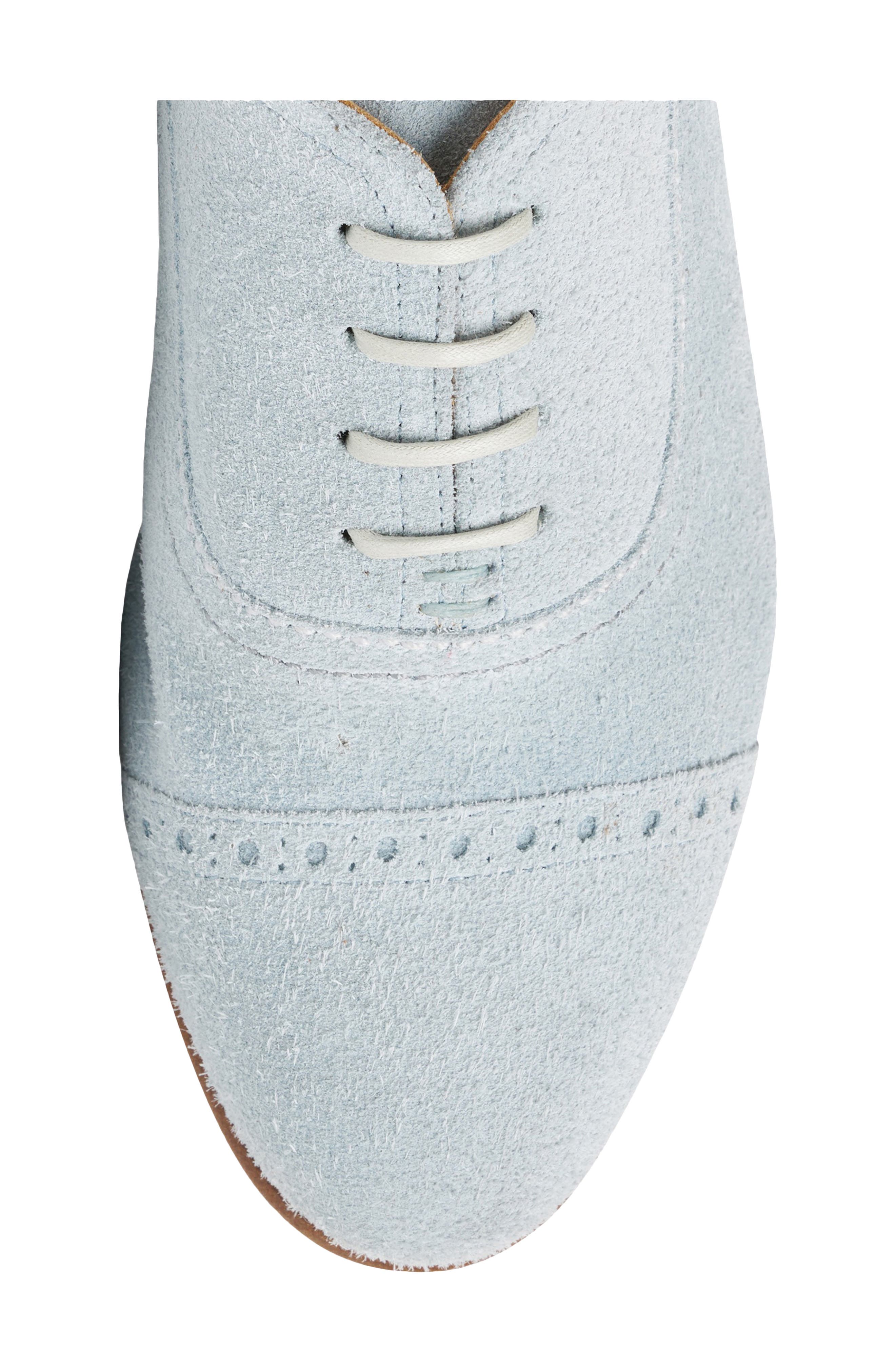 Mrs. Gad Cap Toe Oxford, Alternate, color, SEA MIST