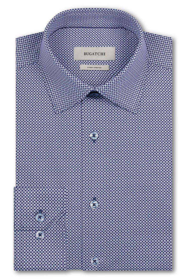 James OoohCotton® Geo Print Button-Up Shirt, Alternate, color, NAVY