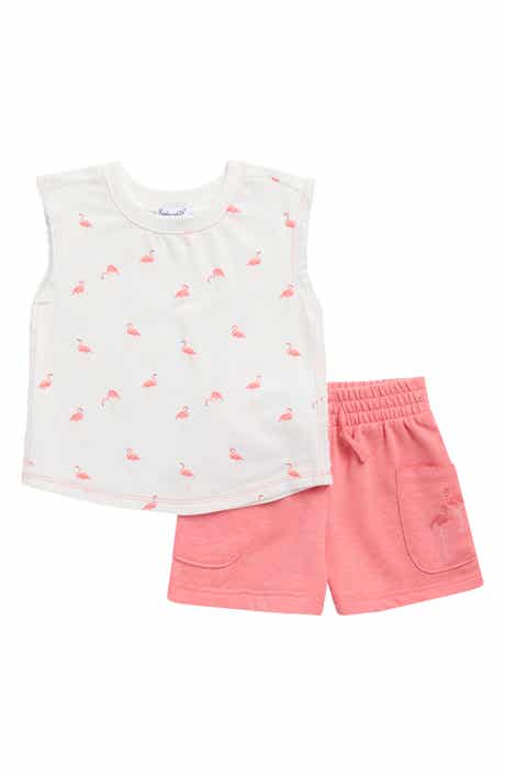 Splendid Kids' Flamingo Fun Tank & Shorts Set