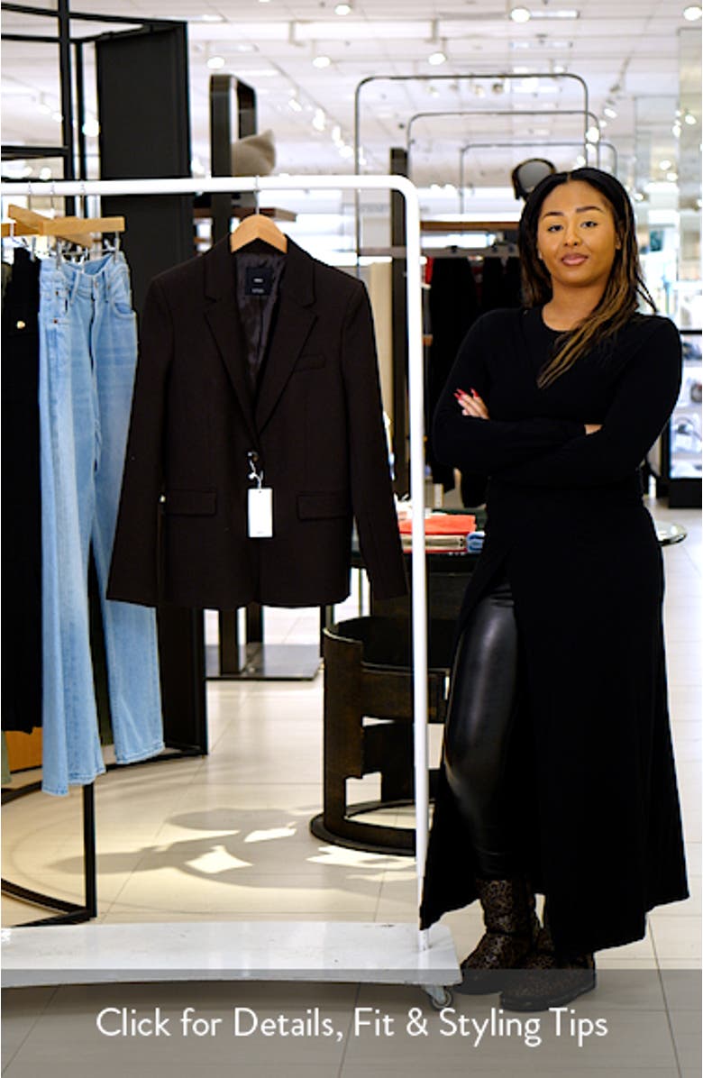 Straight Fit Blazer, sales video thumbnail