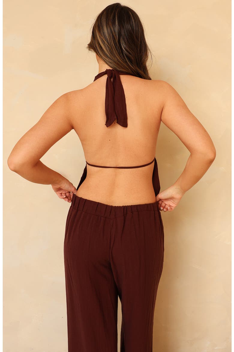 Beso Tank Top, Alternate, color, Terra