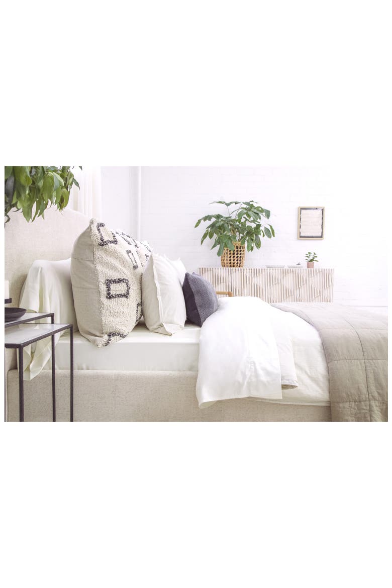 Bowie Big Accent Pillow, Alternate, color, IVORY/ GREY