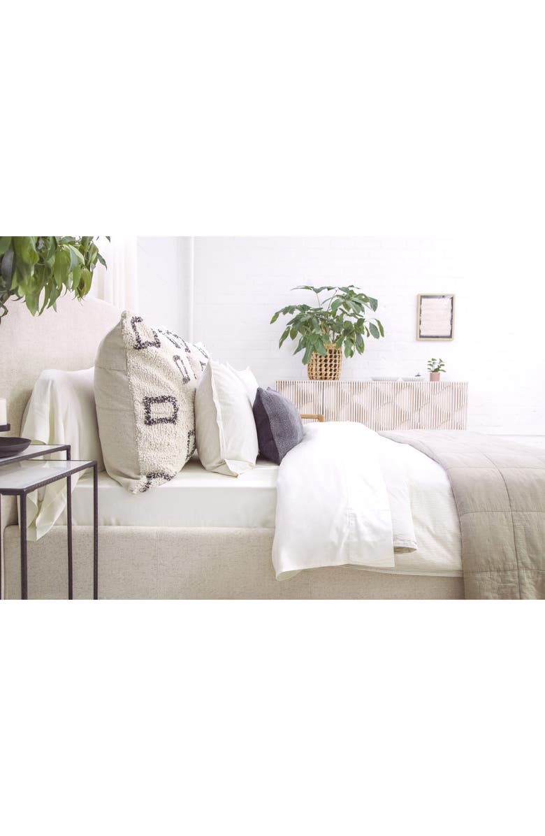 Pom Pom at Home Bowie Big Accent Pillow, Alternate, color, Ivory/ Grey