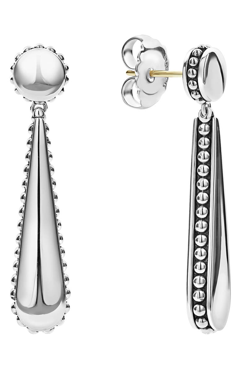 LAGOS Signature Caviar Smooth Teardrop Earrings, Alternate, color,