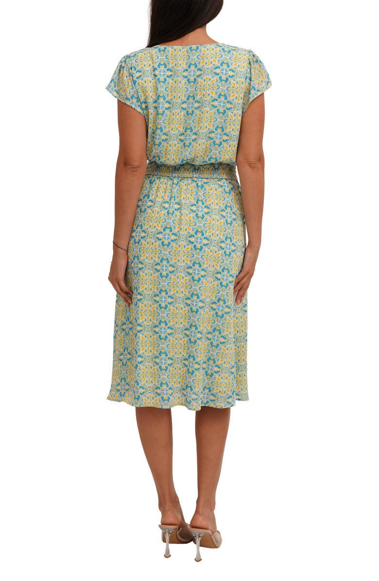 CYRUS Flutter Sleeve Midi Dress, Alternate, color, 