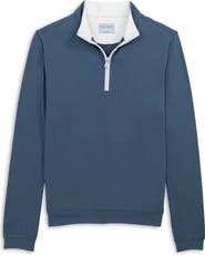 Scott Barber Solid Performance Quarter Zip Pullover