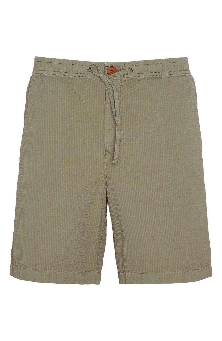 Barbour Melbury Cotton Seersucker Shorts, Alternate, color, 