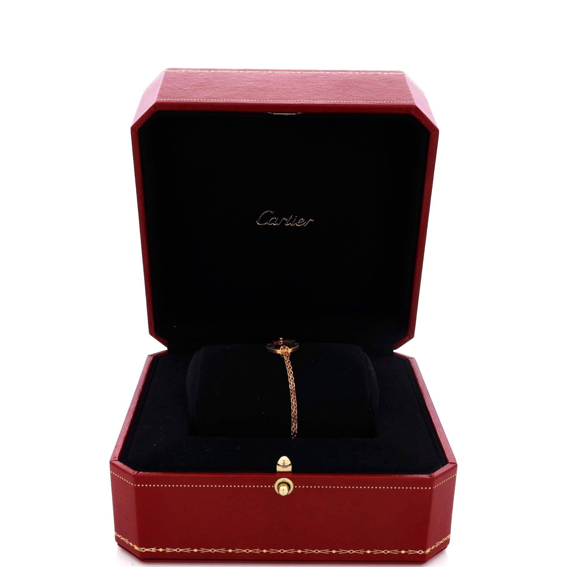 2 Diamonds Love Bracelet 18K Rose Gold with Diamonds, Alternate, color, Metallic Gold