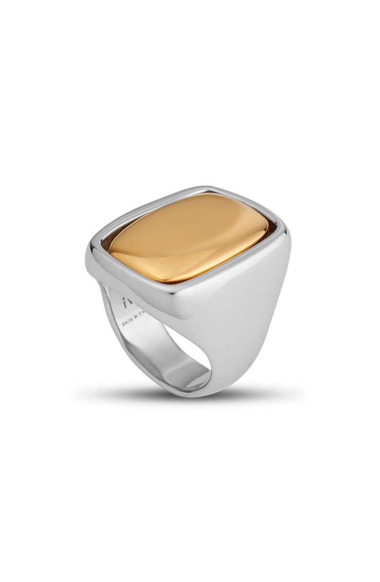 IVI Los Angeles Toy Signet Ring, Alternate, color, Gold/ Silver