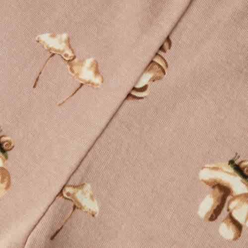 Milkbarn Organic Cotton Jogger In Brown