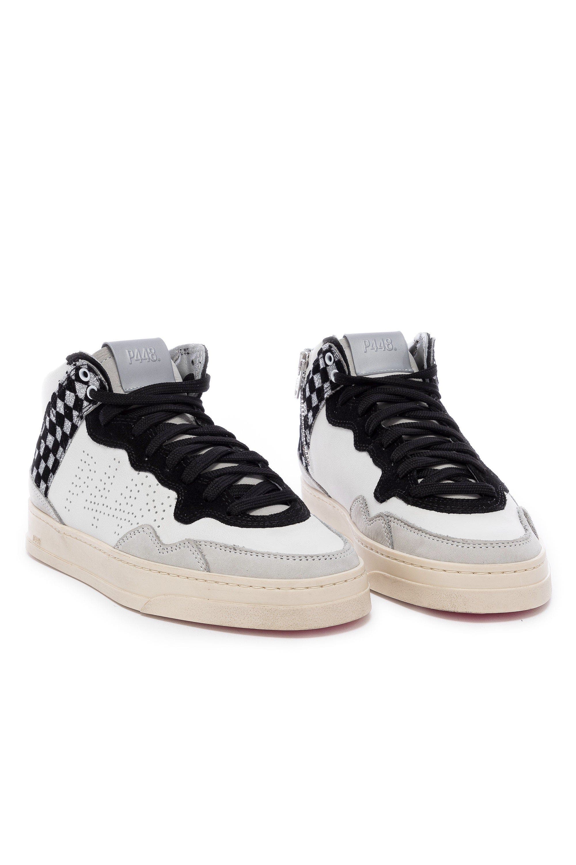 P448 Bali Hi Sneaker, Alternate, color, Check