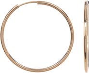 CANDELA JEWELRY 14K Yellow Gold Endless 25mm Hoop Earrings