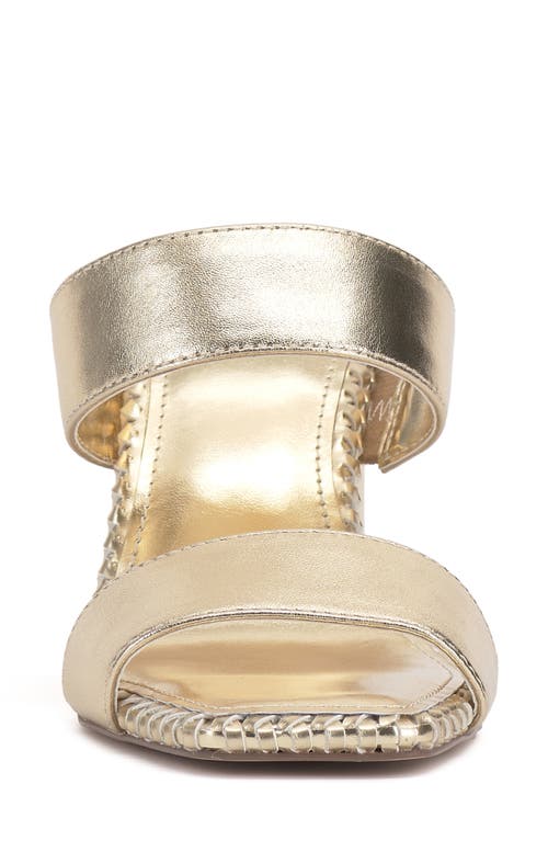 Vince Camuto Kaden Slide Sandal In Egyptian Gold
