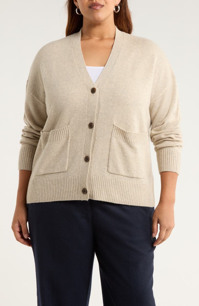 Seasalt Cornwall Senara Merino Wool Blend Cardigan, Main, color, Aran