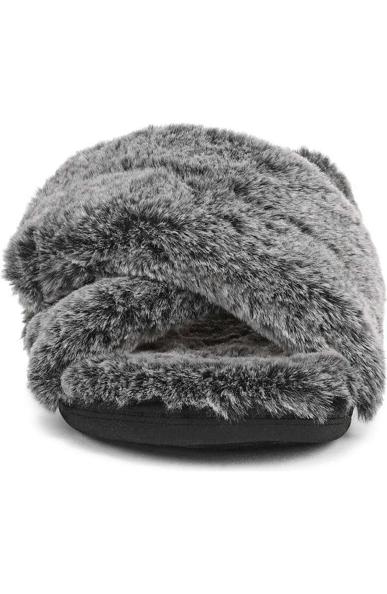Vionic Relax II Slide Slipper, Alternate, color, Dark Grey Faux