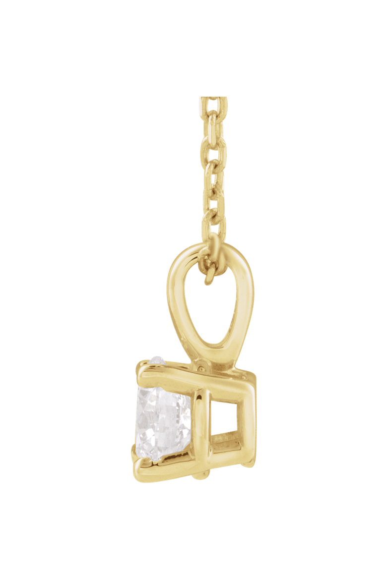 1 CT Lab-Grown Diamond 18" Necklace in 14K Gold, Alternate, color, Gold