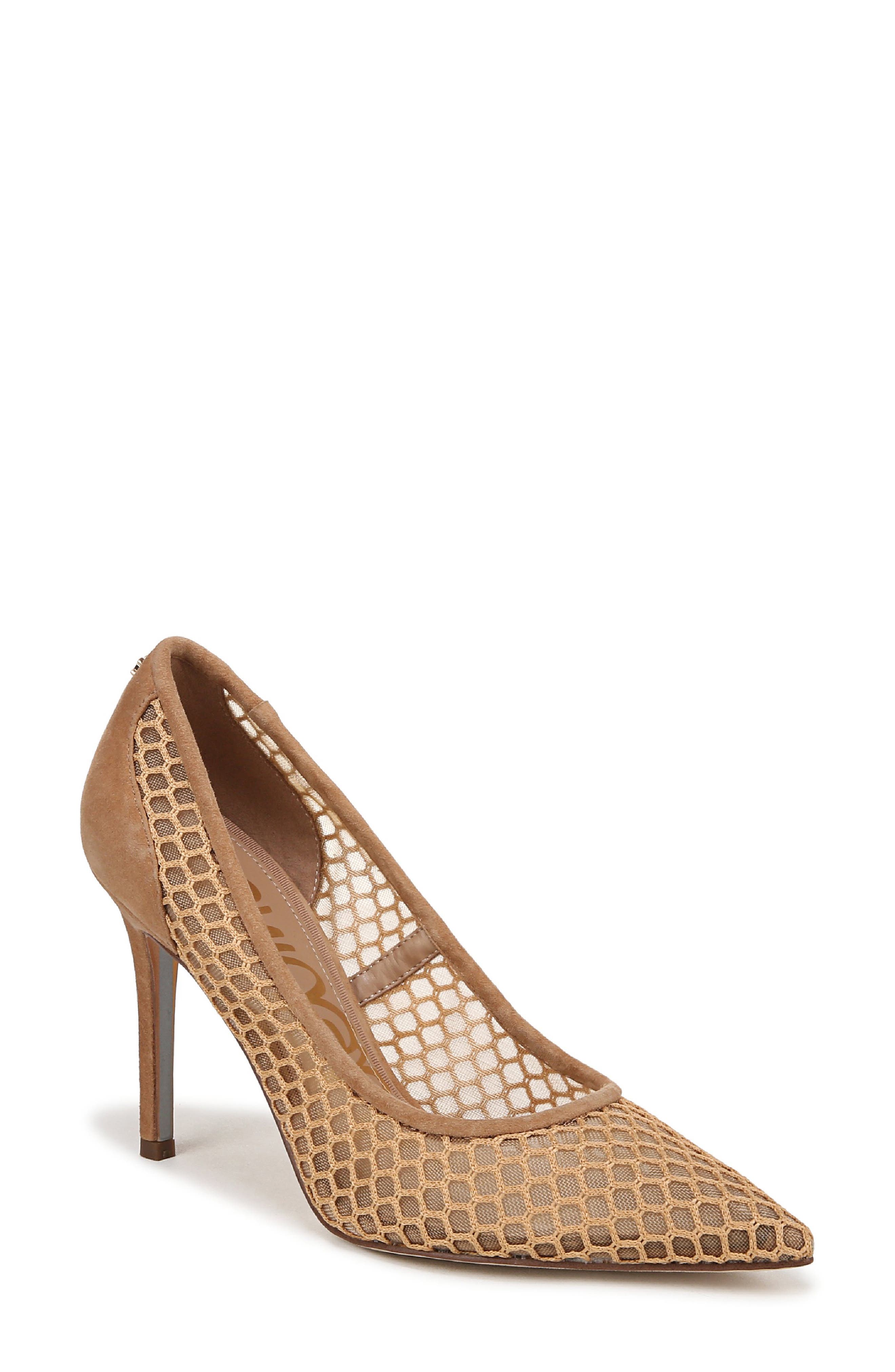 beige stilettos