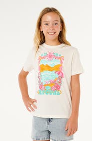 Rip Curl Kids' Sunshine Squad Cotton Graphic T-Shirt
